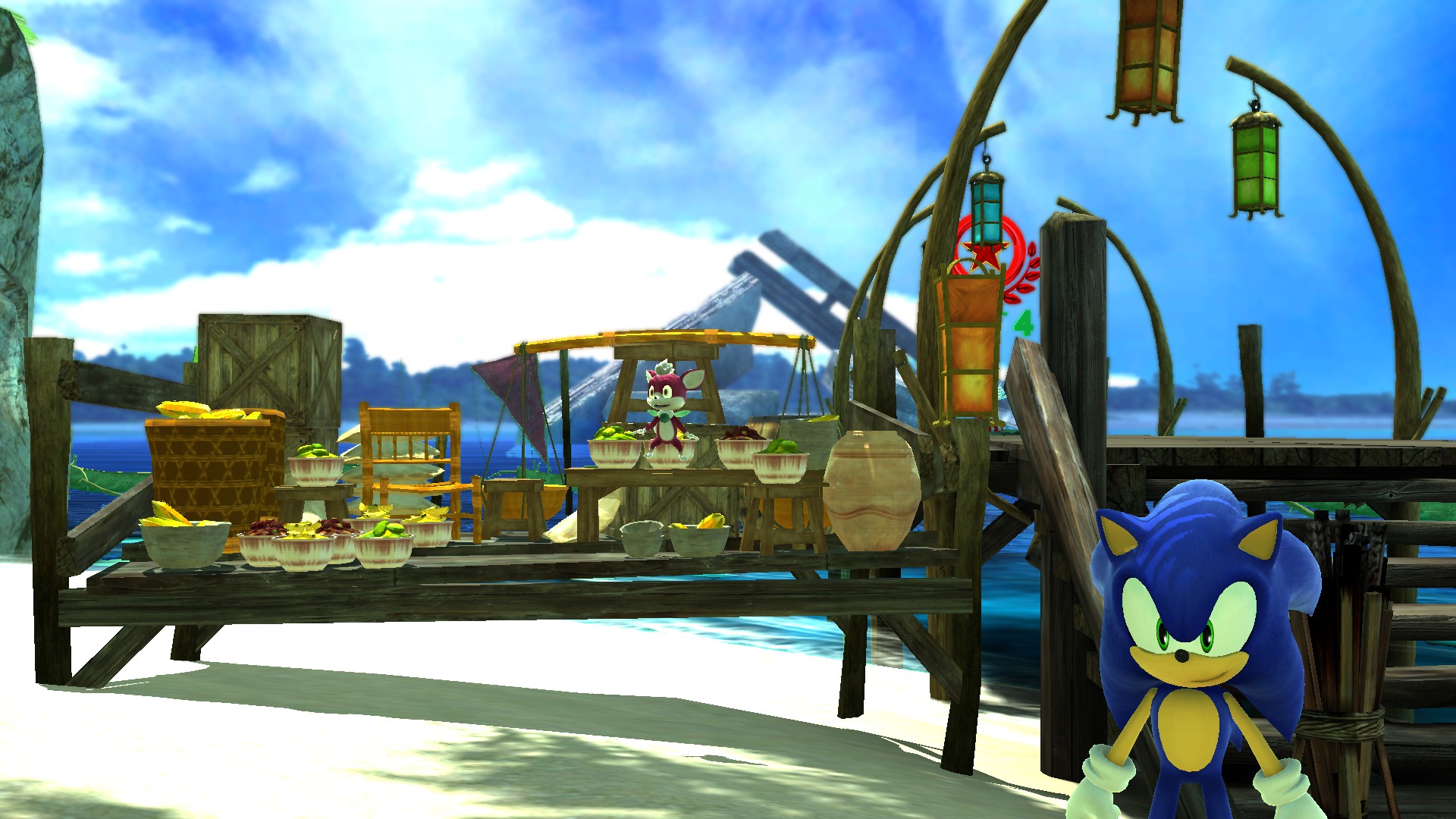 Sonic The Hedgehog (2006) HUD [Sonic Unleashed (X360/PS3)] [Mods]