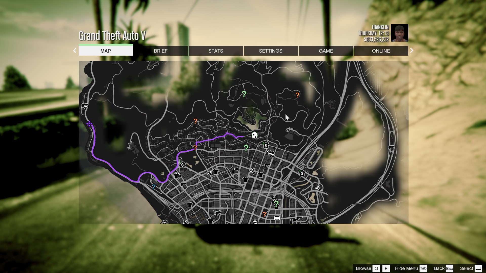 Why won't los Santos customs or ammu nation appear on my map?? Their just  suddenly gone. I've reloaded, turned off the game, everything i could and  still nothing. It's kinda starting to