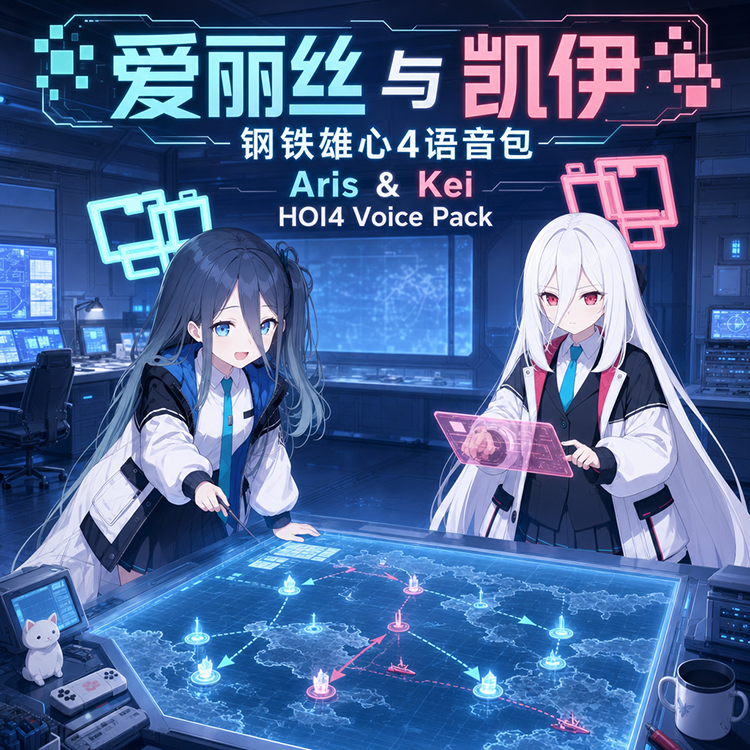 爱丽丝&凯伊语音包 Airs&Kei HOI4 Voice Pack