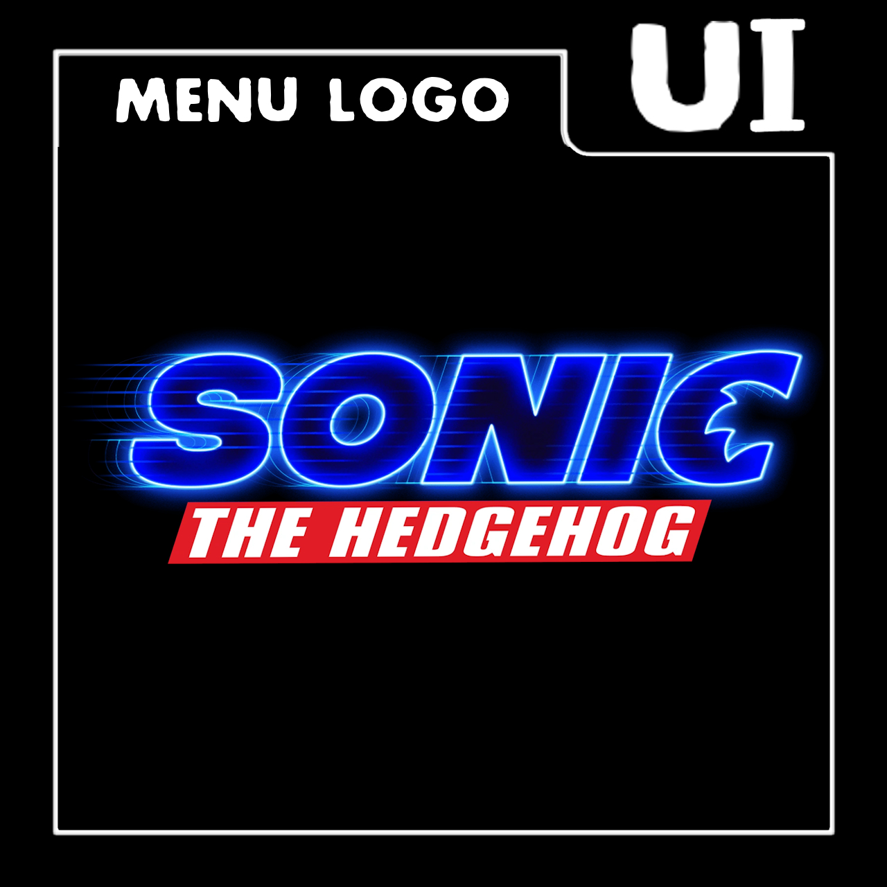 Sonic Movie Menu Logo