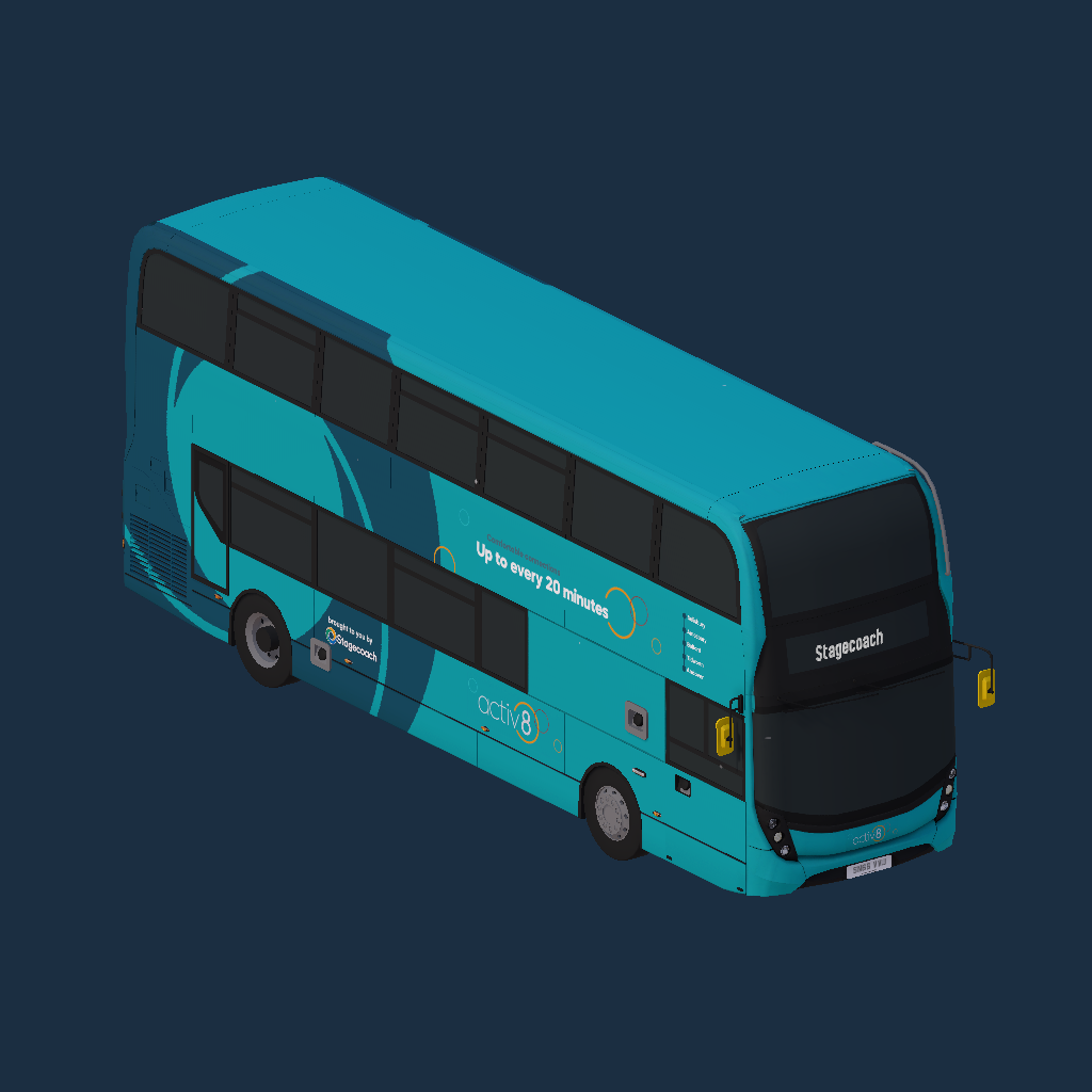 Stagecoach South Activ8 Enviro 400 MMC