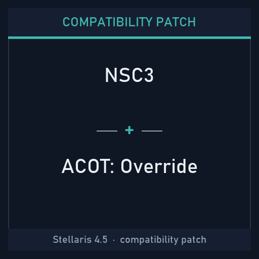 Compatibility Patch: NSC3 + Ancient Cache of Technologies: Override