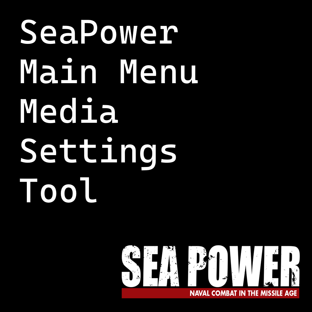 Main Menu Media Settings