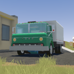 1956 Ford C-800 COE -Seafoam Green -BoxTruck