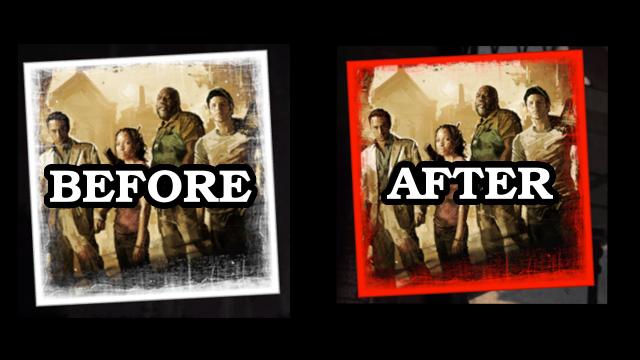 Main Menu Red Border