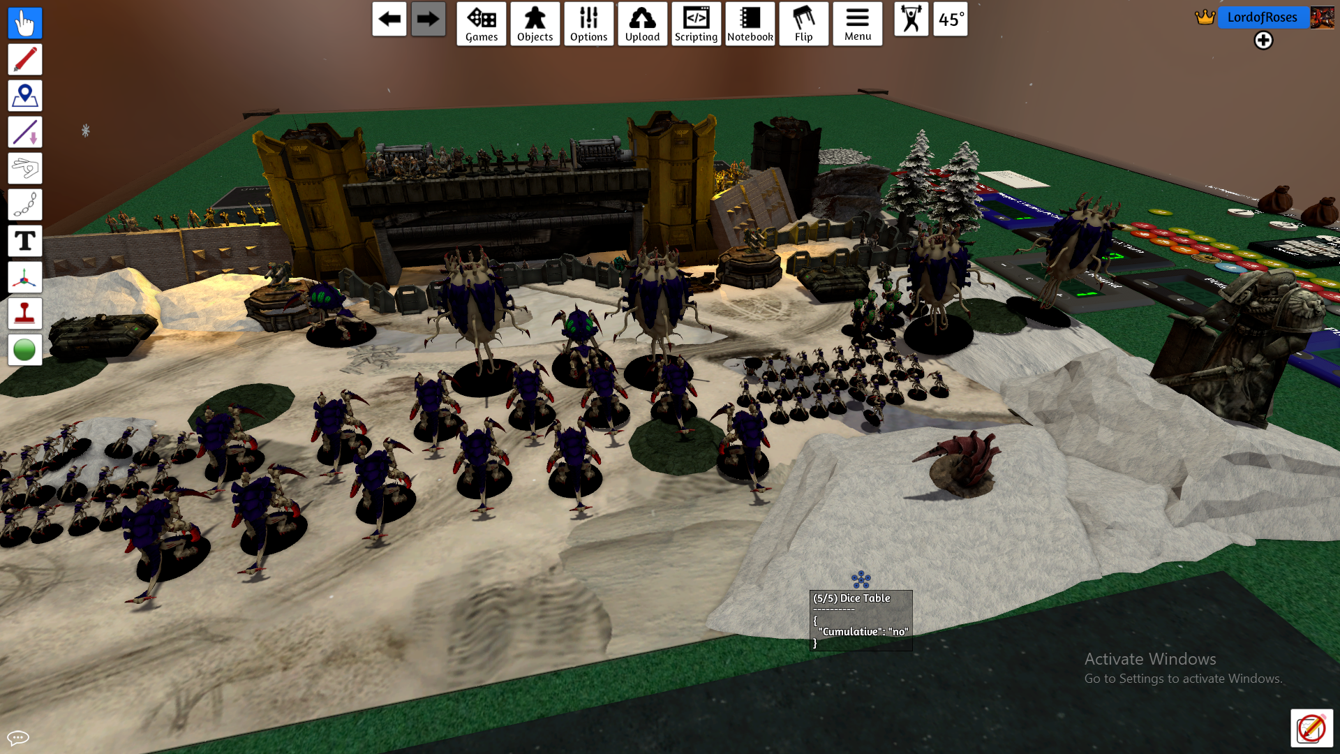 Outer City Defences: 40k Snow