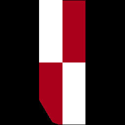 red white