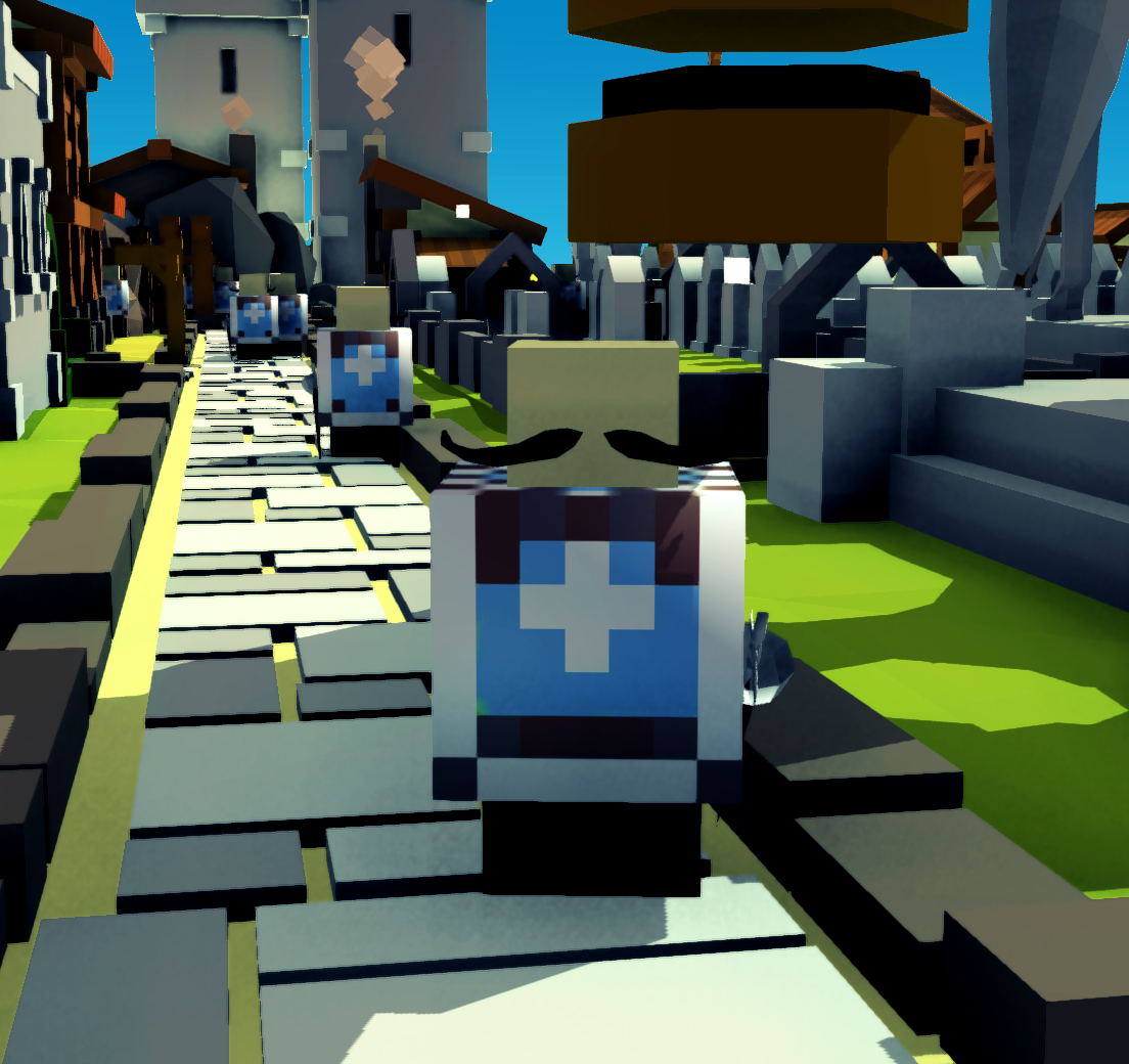 Blue musketeer