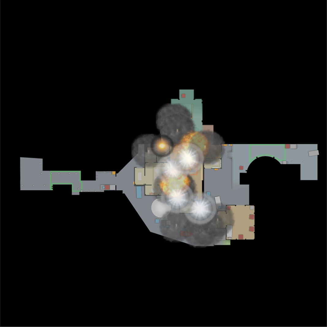 раскидка нюк nuke – Counter-Strike 2 Mod