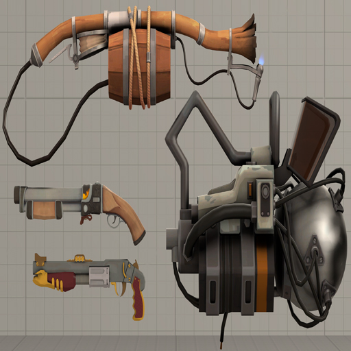 Team Fortress 2 Enhanced Small Weapons Pack #48 (Props)