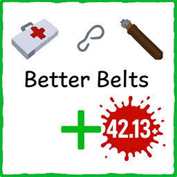 Better Belts 42.13+ compatibility patch – Project Zomboid Mod