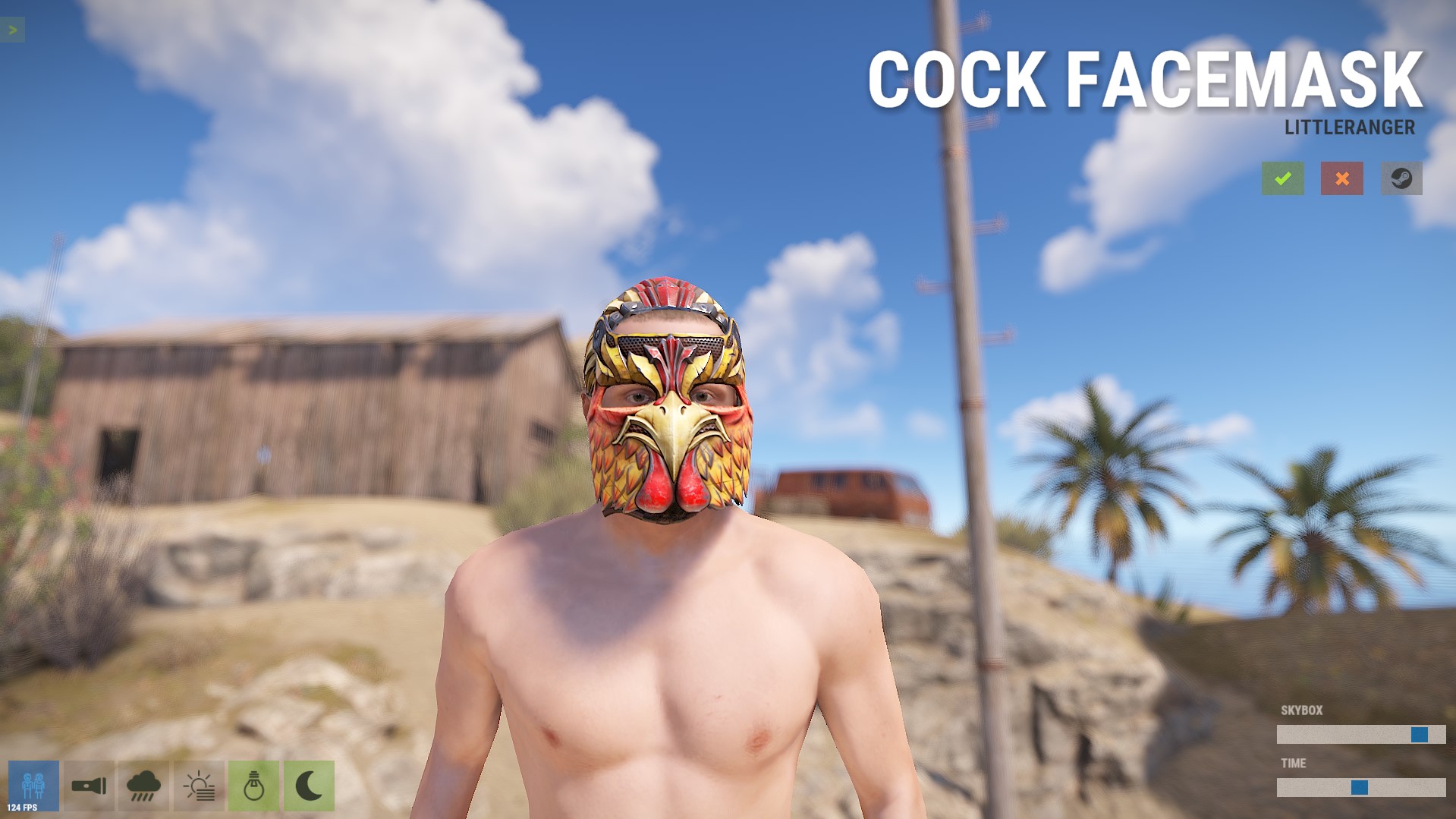 Cock Facemask thumbnail 3