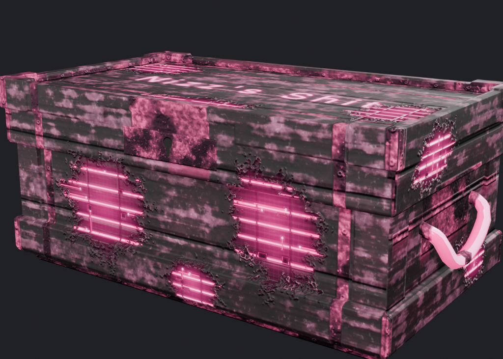 Driftline Large Wood Box (Pink)