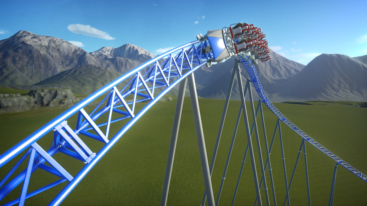 blue fire megacoaster