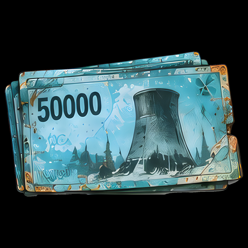 50,000 Radiation Town Note