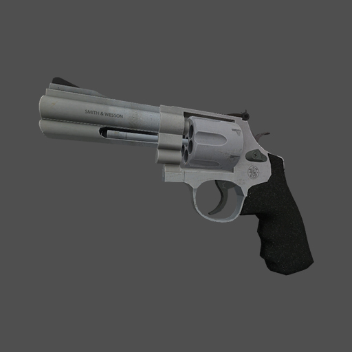 Short Barrel S&W686 (White)