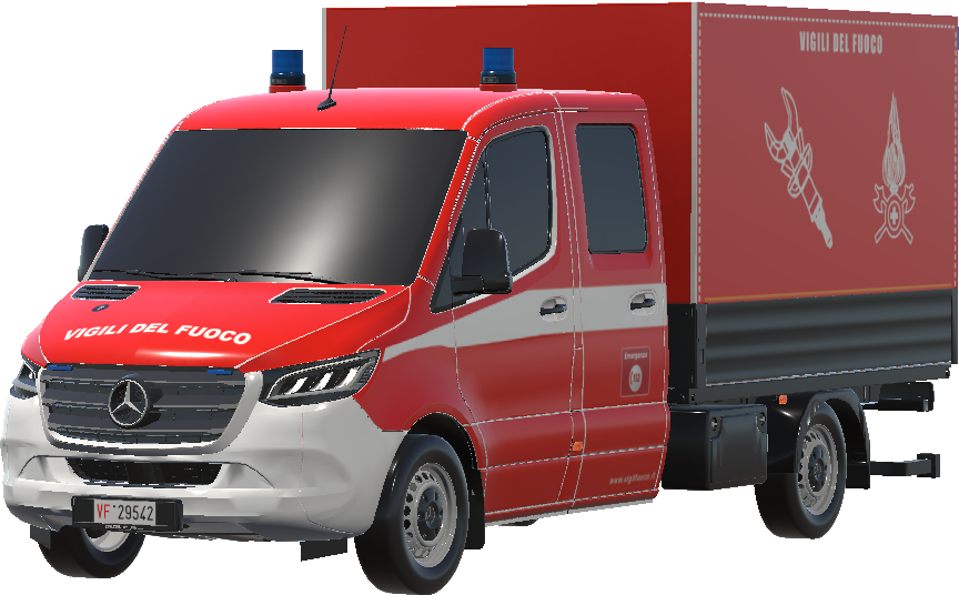 Vigili del Fuoco VVF - Carro Fiamma MB Sprinter
