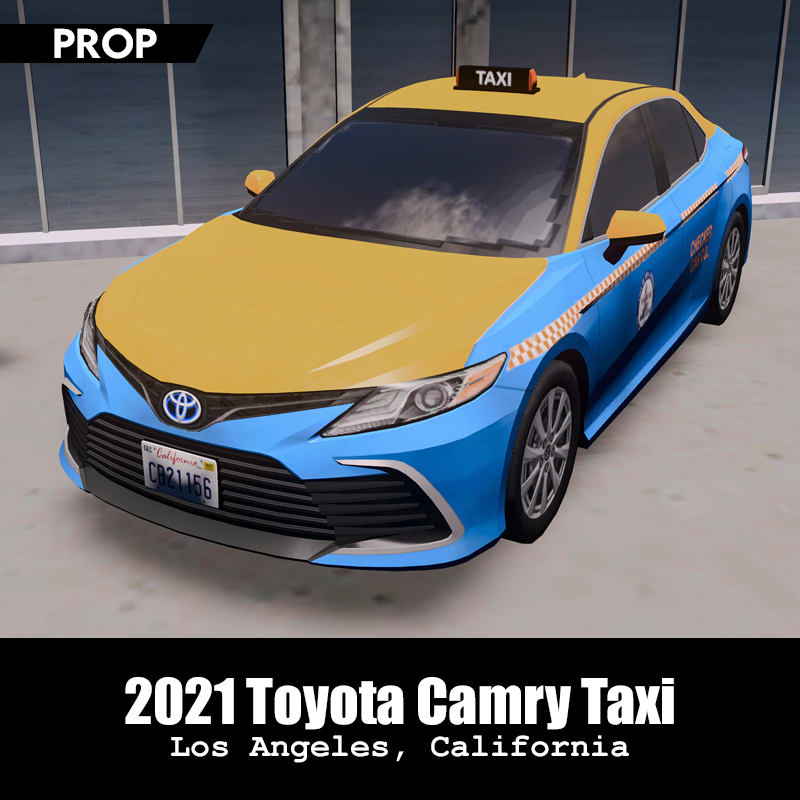 LA Checker Cab - 2021 Toyota Camry Hybrid (Prop)