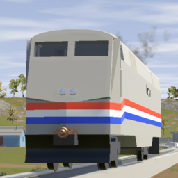 GE Genesis - Amtrak Phase III - Gray Roof