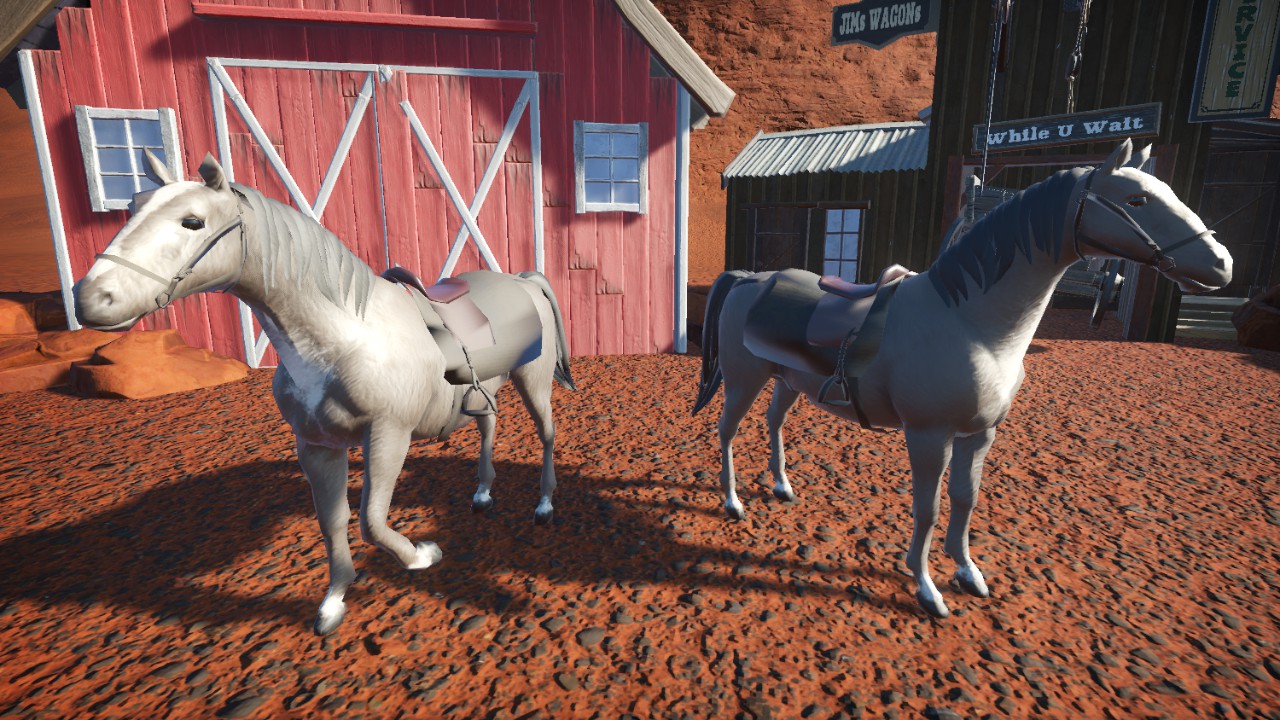 Horse 01 (Idle animation)