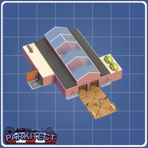 Industrial warehouse foodcourt