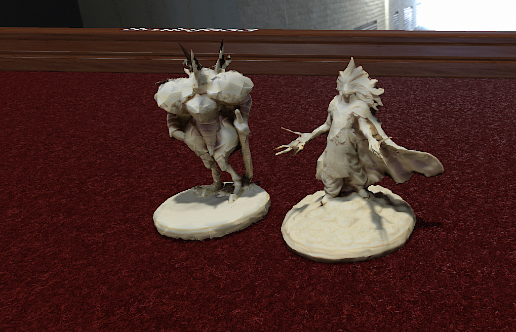KDM Lion and Dung Beetle Knight miniatures kingdom death