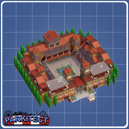 Oiishi Plaza 2 v2 - no DLC (Shops, Toilet, First aid room, Resting area, Scenary)