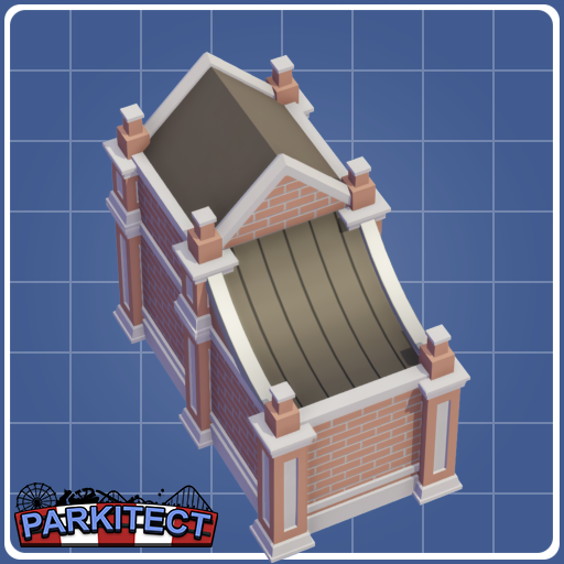 Brick Trash Hide/Single Bathroom