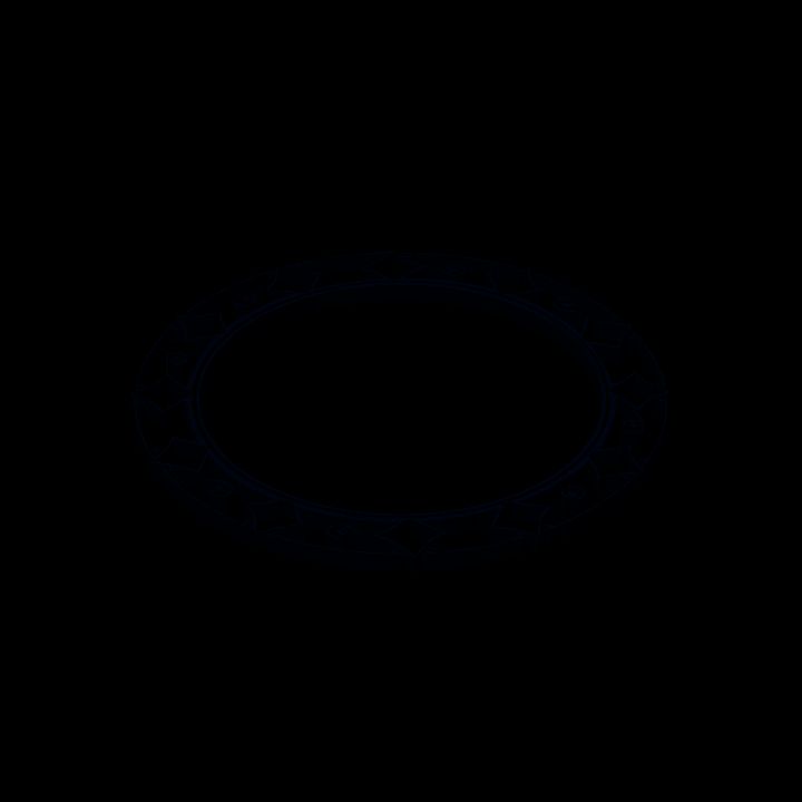 A glowing sigil - black circle 1