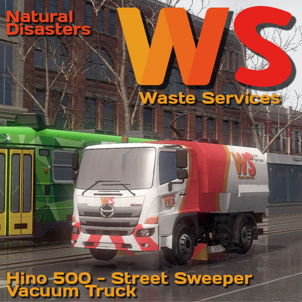 Waste Services - Hino Sweeper (Vacuum Truck Version)