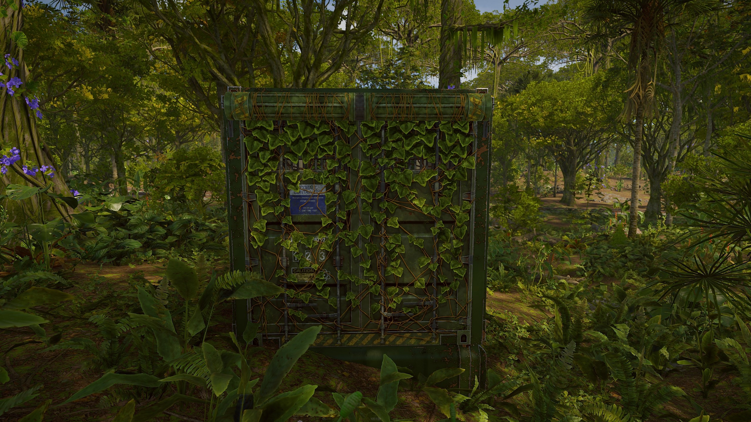 Cobalt Jungle Container Garage Door thumbnail 4
