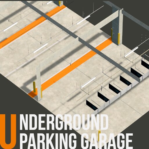 ☆ Customize Parking Garage　　【特典会員限定】 Steam Workshop::JP Underground Parking Garage Custom