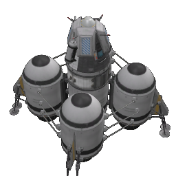 starter moon lander and back