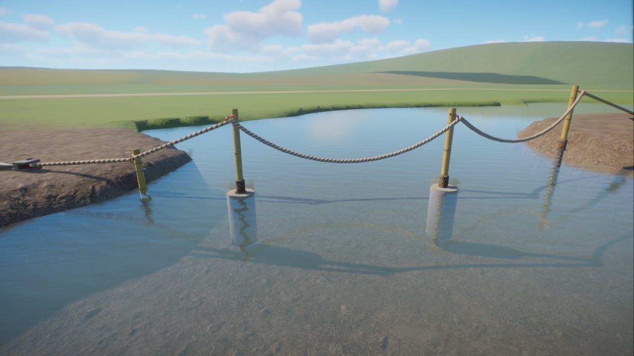Rope bridge for animals