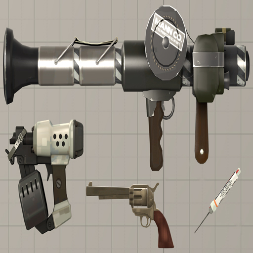 Team Fortress 2 Enhanced Small Weapons Pack #43 (Props)