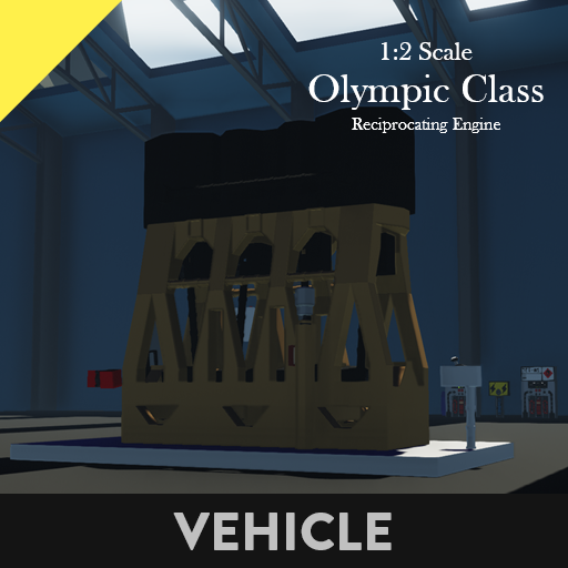 1:4 Scale Olympic Class Reciprocating Engine