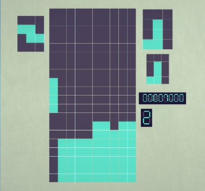 playable tetris on besiege