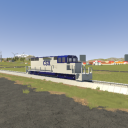 CSX Blue and Grey EMD SD40-2 Locomotive