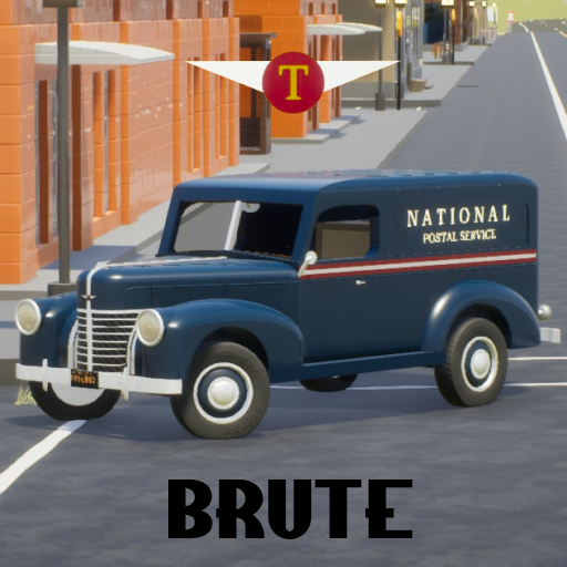 Troubadour brute van 1940 postal
