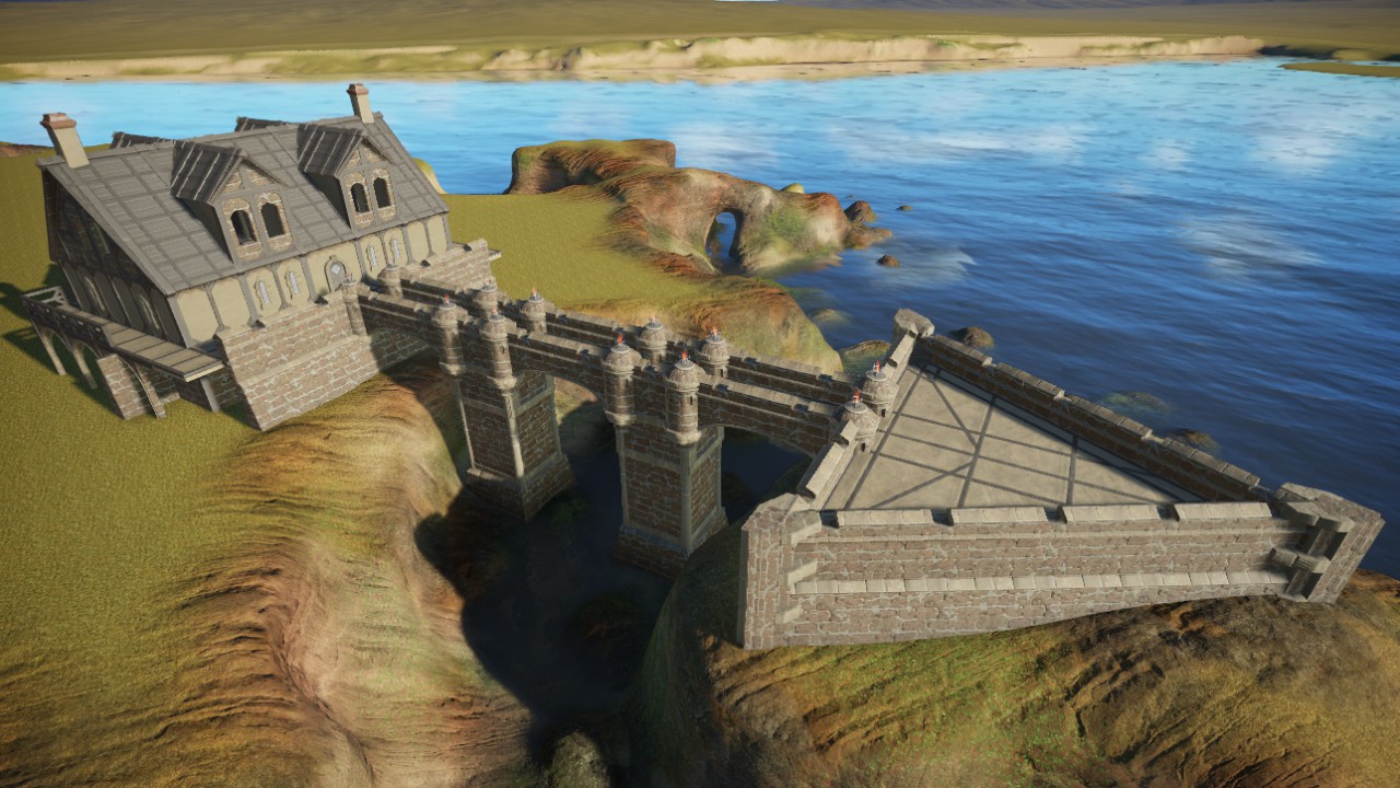 Star-shaped fortress, lodgings & arrow 3b /// Fort en étoile logis & flèche 3b