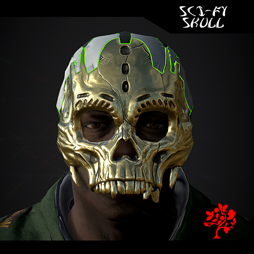 Scy-Fy Skull Mask