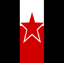 Communist flag of Poland