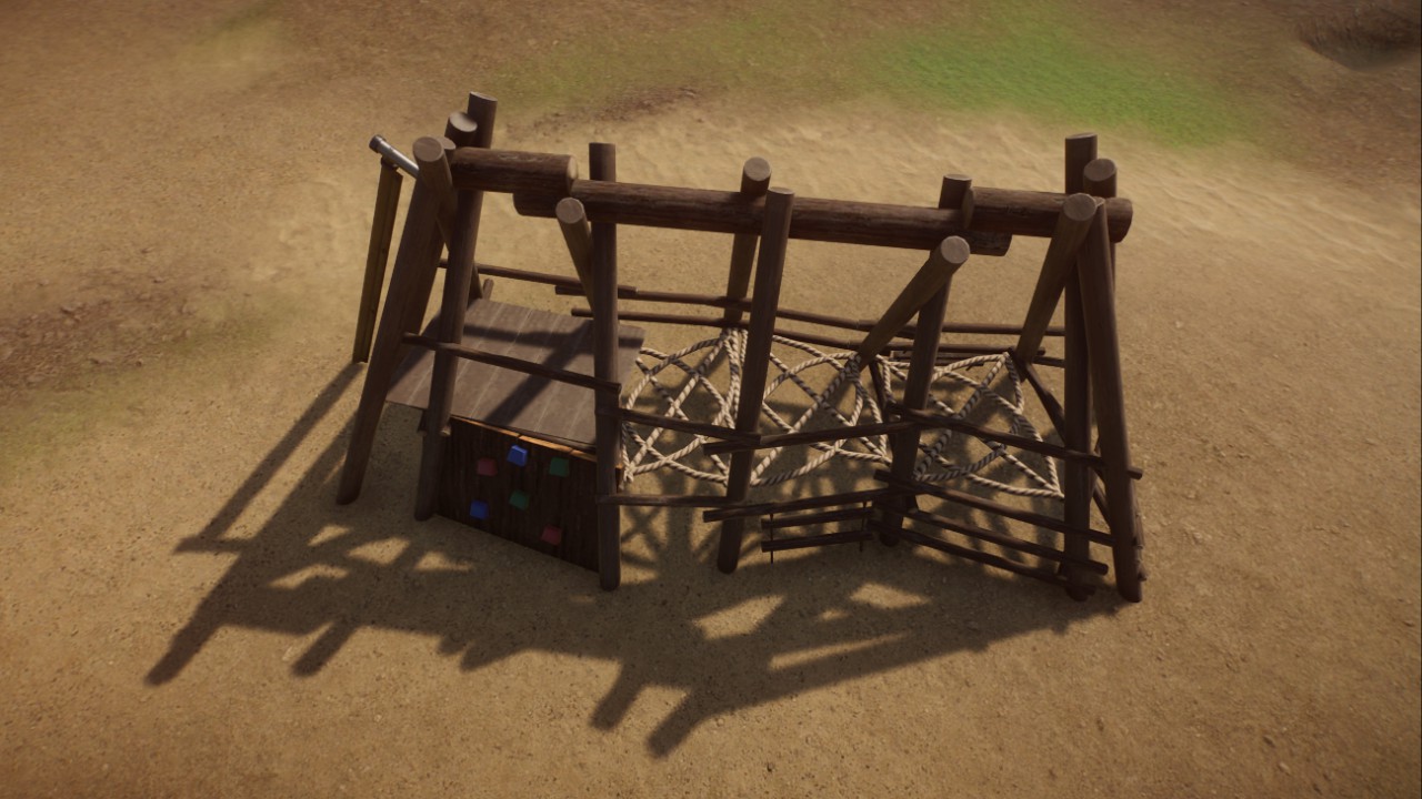 Playground climbing structure