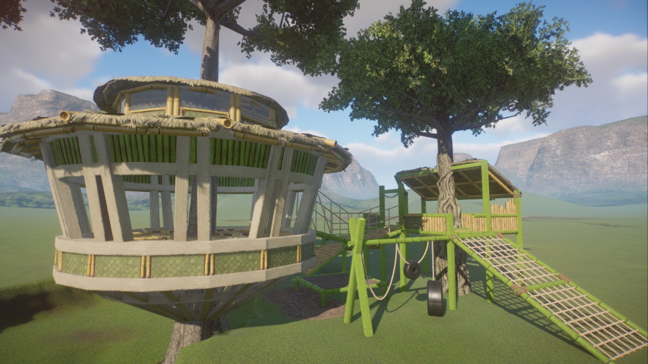 Large Primate Treehouse Shelter