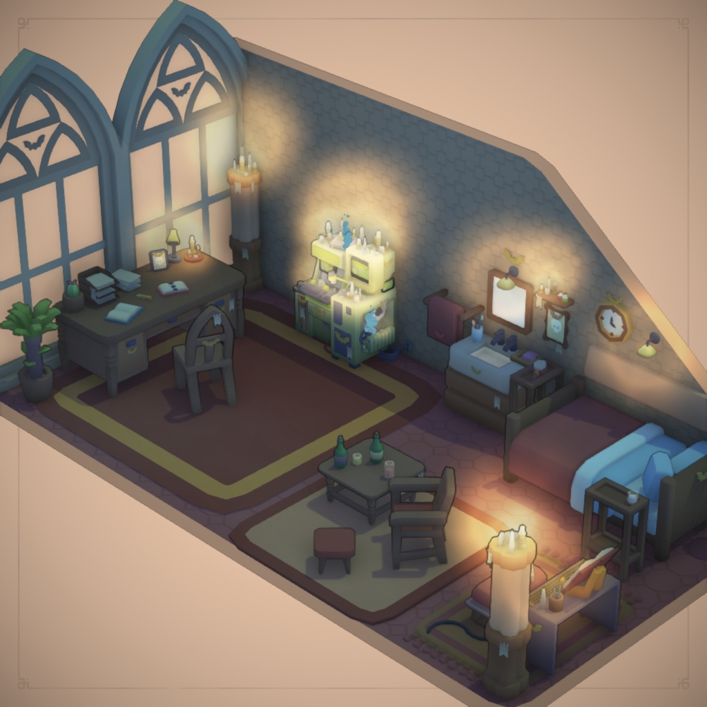 Penitent's study (all base parts)