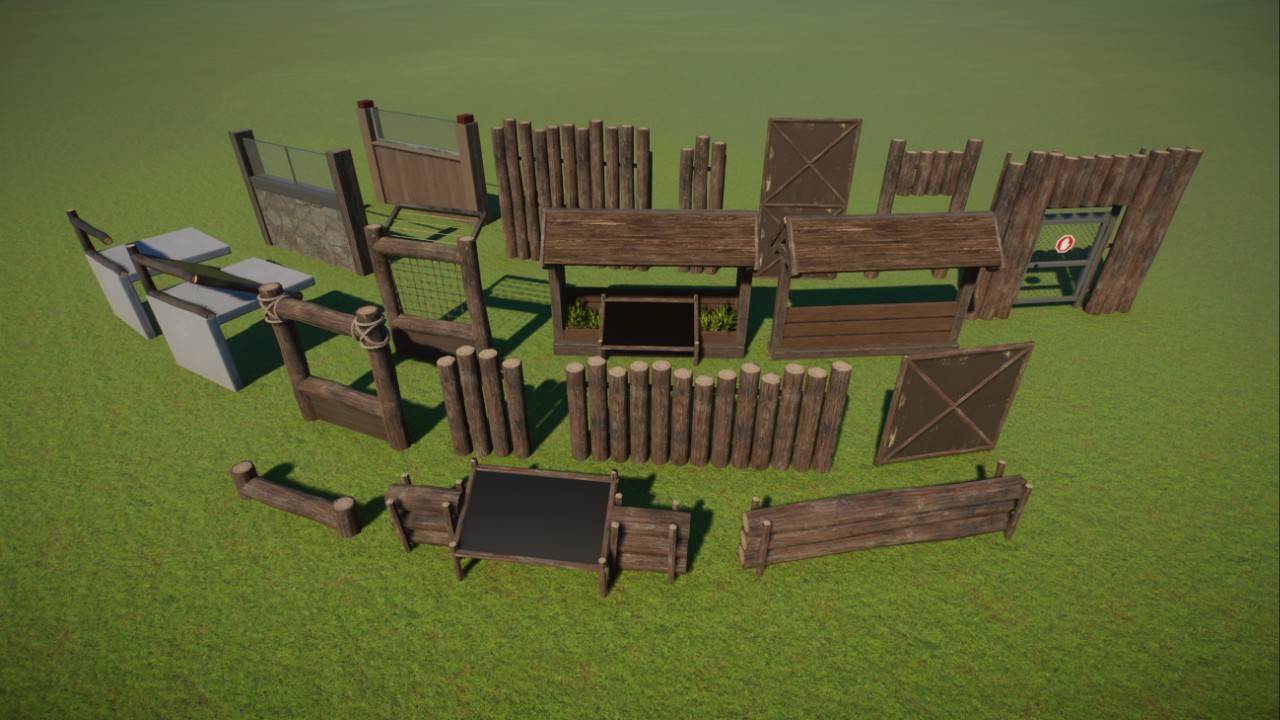 [Fences] Wooden Fences Pack