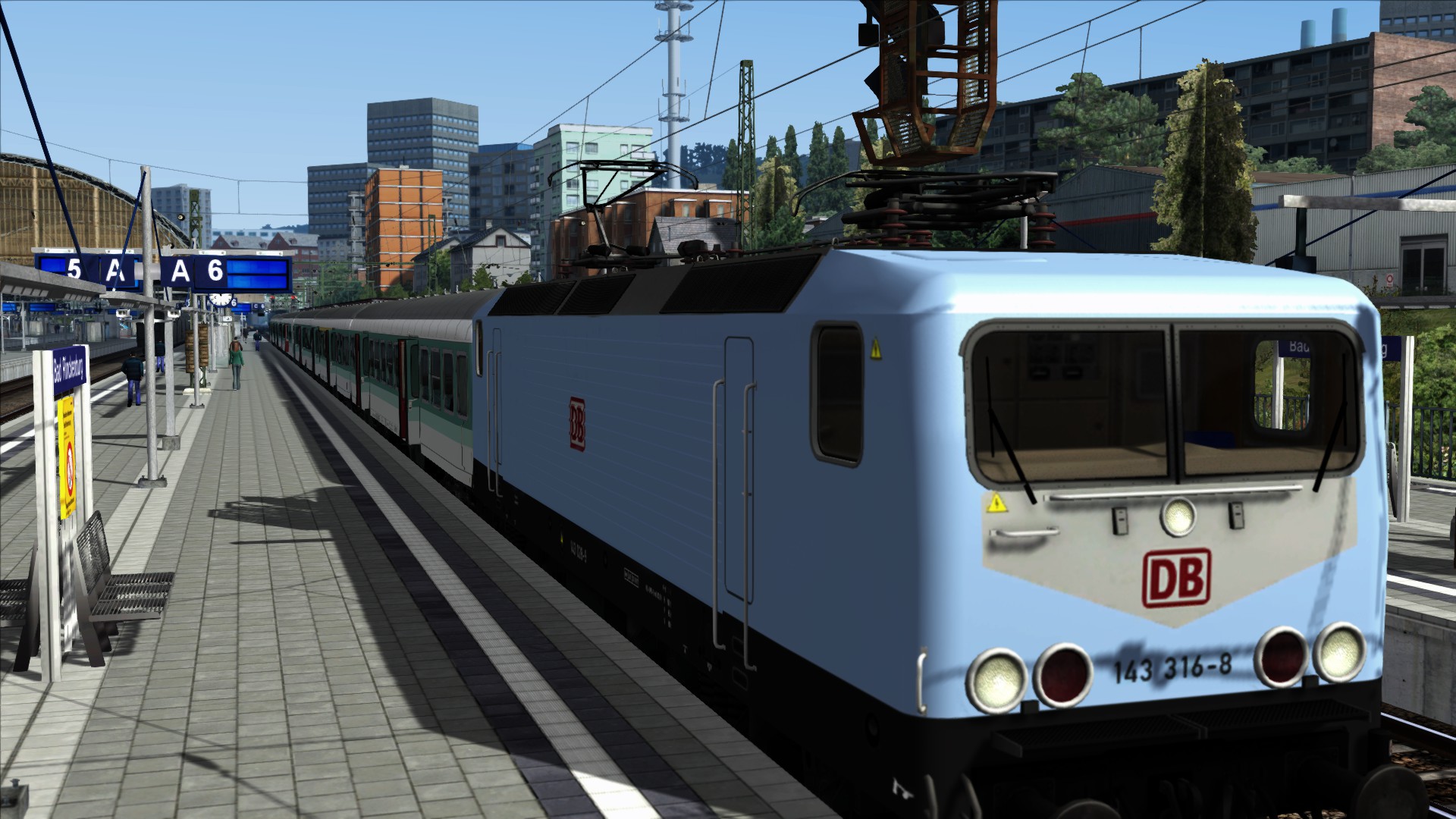 Class 143 028-9 Passenger-Hoch Merzburg to Bad Rinckenburg via Altenburg