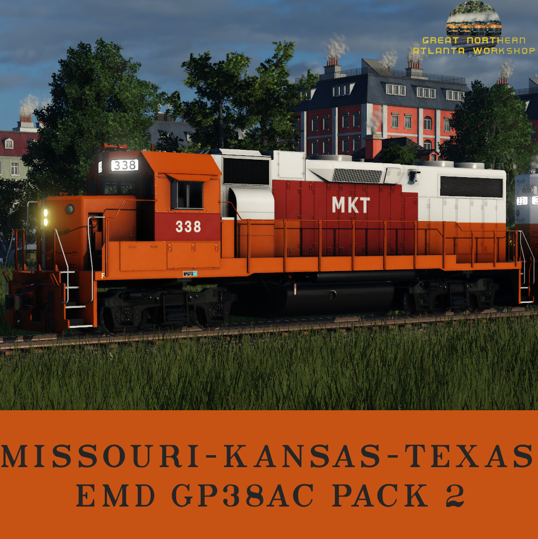 Missouri-Kansas-Texas EMD GP38AC Pack 2