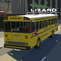 Lizard RoadMaster School Bus W/T ESD (Pusher)