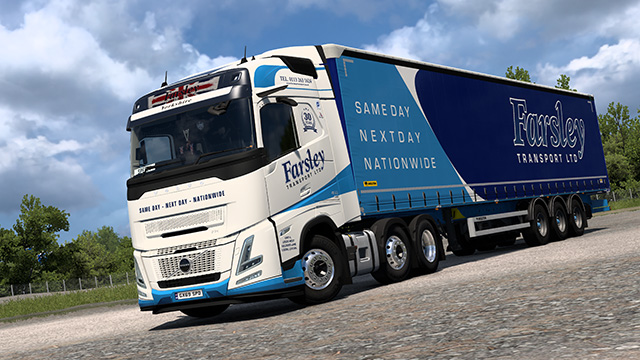 Farsley Transport - Volvo FH6  Aero & Wielton Trailer